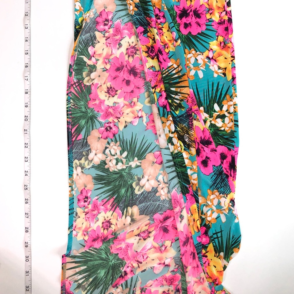 COPY - GOODTIME USA Tropical high slit maxi skirt